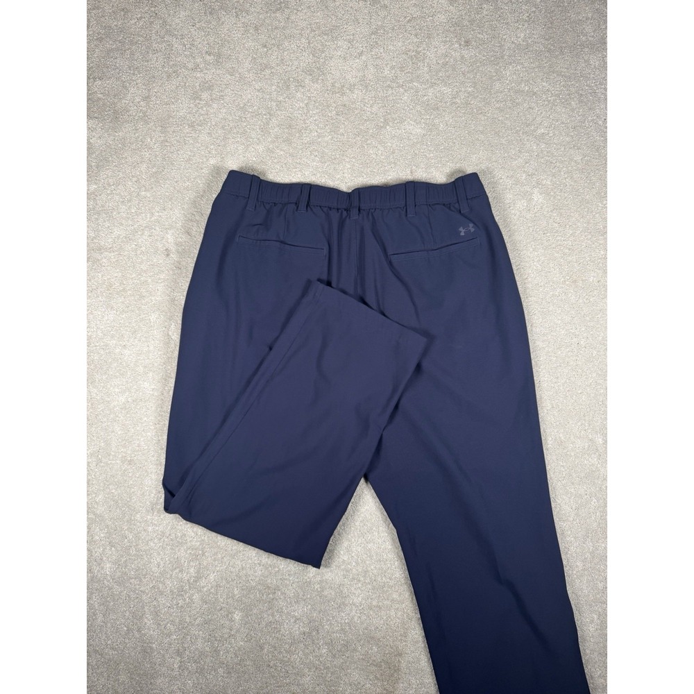 Under Armour Pants Men's Navy Blue Golf Straight Leg Performance 40x30 Matchplay